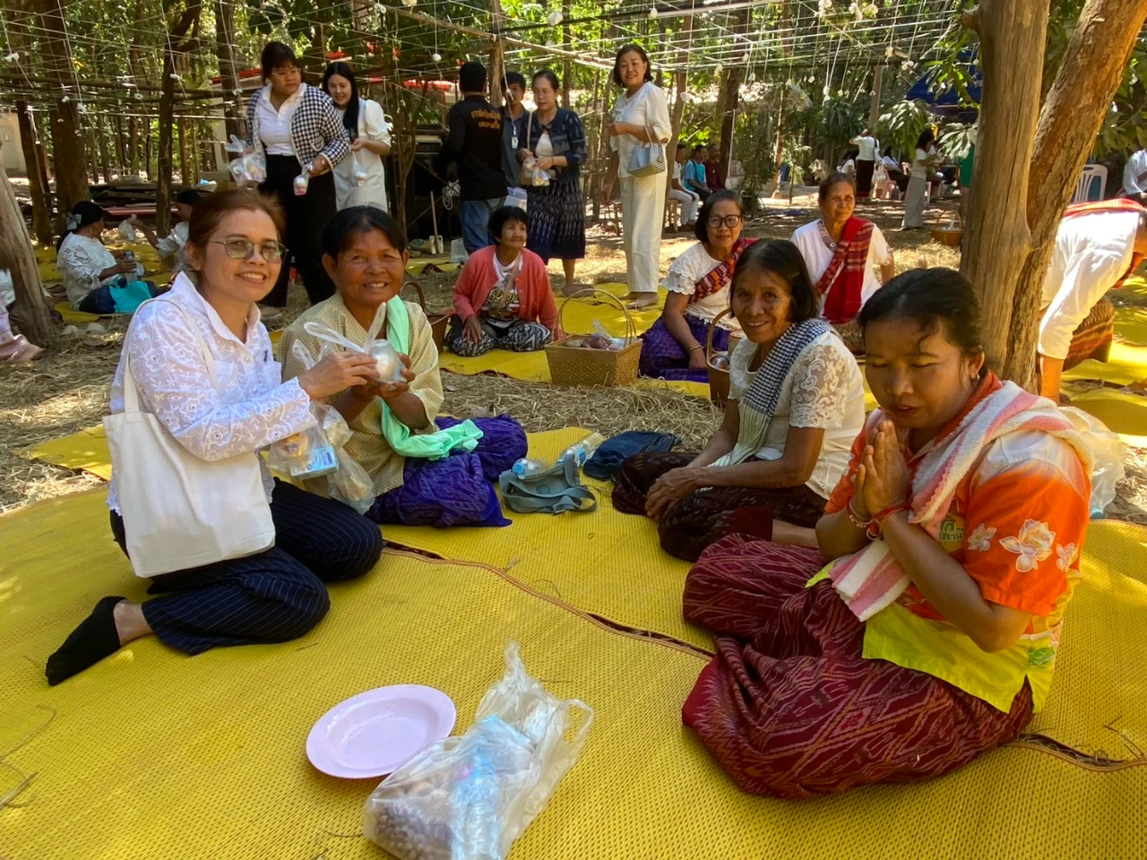 องค์การบริหารส่วนตำบลขามเปี้ย ร่วมงานสมโภชพระพุทธจริยา 4 วาระ ชุมชนบ้านดอนหมู หมู่10